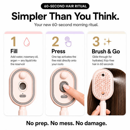 BROSHEA PRO — Electric Mist Hair Brush