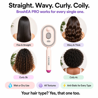 BROSHEA PRO — Electric Mist Hair Brush